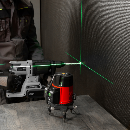 Лазерный уровень CRL-30G, 30 м, зеленый луч, акк. Li 2400 mah, резьба 5/8" MTX по ценам производителя в Казани с доставкой по всей России