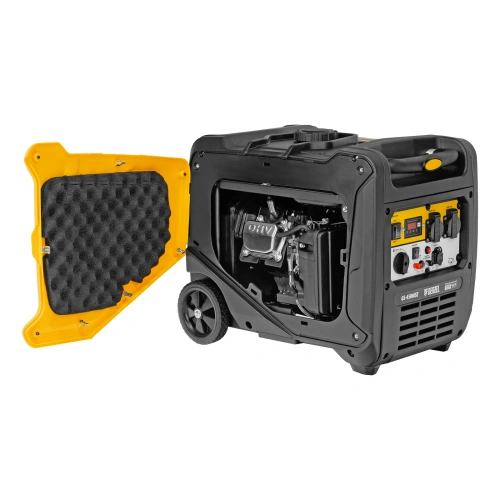 Генератор инверторный GS-4500iSE, 4,5 кВт, 230 В, закрытый корпус, электростартер Denzel по ценам производителя в Казани с доставкой по всей России