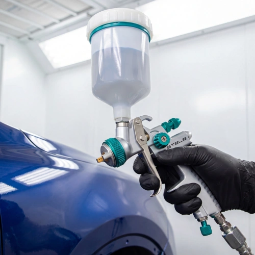 Краскораспылитель AG 901 LVMP профессиональный, гравитационного типа, сопло 1.3 и 1.1 мм Stels купить в Москве с доставкой по всей России | ProtosMarket.ru