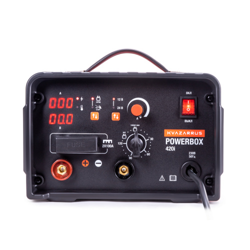 Инверторное пуско-зарядное устройство KVAZARRUS PowerBox 420i, таймер, алюминиевый кейс купить в Москве с доставкой по всей России | ProtosMarket.ru