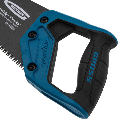 Ножовка по дереву "PIRANHA", 300 мм, 7 TPI, 3D-зуб, тефлоновое покрытие полотна, двухкомпонентная рукоятка Gross купить в Москве с доставкой по всей России | ProtosMarket.ru