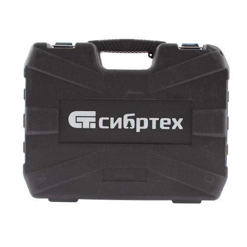Набор инструмента, 1/2", 1/4", пластиковый кейс, 108 предметов Сибртех купить в Москве с доставкой по всей России | ProtosMarket.ru