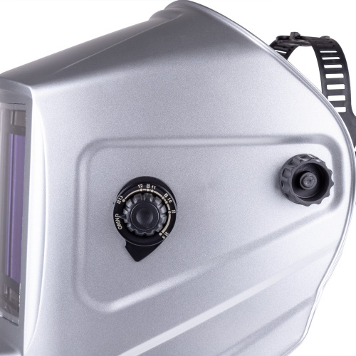 Маска сварщика GEFEST "серебро"  (ф-р 9700V, пр-во FoxWeld/КНР) без коробки купить в Москве с доставкой по всей России | ProtosMarket.ru