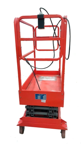 Подъемник ножничный передвижной аккумуляторный 240 кг, 3/5 м, 12/100 В/Ач TOR GTJY DC по ценам производителя в Казани с доставкой по всей России