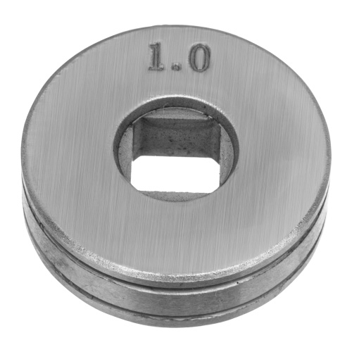 Подающий ролик, V профиль под стальную проволоку 0,8-1мм, посадка квадрат, 2 шт Denzel по ценам производителя в Казани с доставкой по всей России