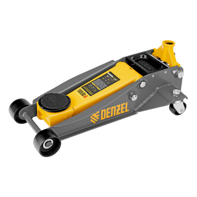 Домкрат гидравлический подкатной, 3 т, 125-470 мм, быстрый подъем, проф. Denzel по ценам производителя в Казани с доставкой по всей России
