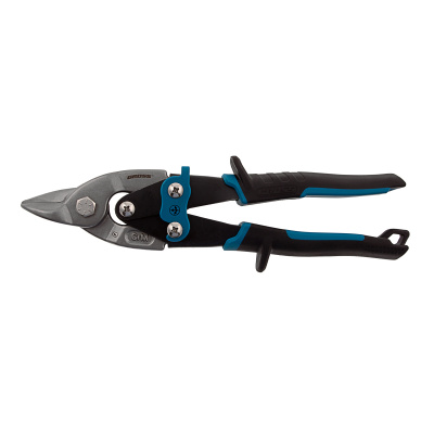 Ножницы по металлу "Piranha", 230 мм, прямой усиленный рез (Bulldog) сталь СrMo, двухкомпонентная рукоятка-ки Gross купить в Москве с доставкой по всей России | ProtosMarket.ru