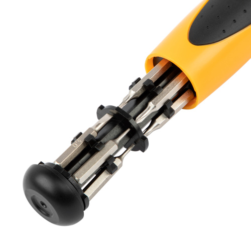 Отвертка реверсивная, механизм SmartPush mini 11 шт, CrMo Denzel купить в Москве с доставкой по всей России | ProtosMarket.ru