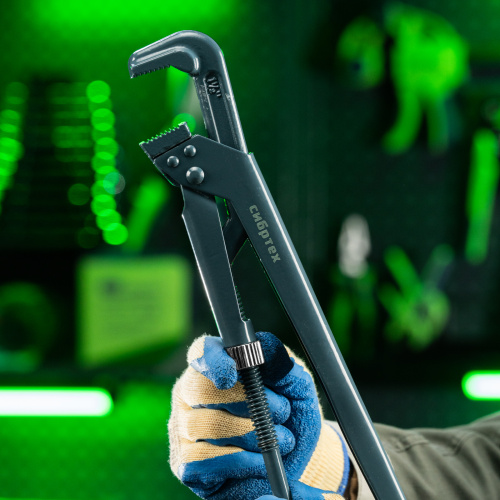 Ключ трубный рычажный КТР-2, 1.5", кованый, тип "L" Сибртех купить в Москве с доставкой по всей России | ProtosMarket.ru