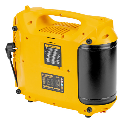 Компрессор воздушный DL1300, 10 бар, 1,3 кВт 180 л/мин 5 л, с набором аксессуаров Denzel по ценам производителя в Казани с доставкой по всей России