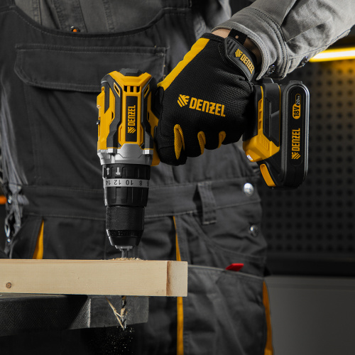 Дрель-шуруповерт аккумуляторная ударная бесщет CIDB-18-02, Li-Ion, 18 В Denzel купить в Москве с доставкой по всей России | ProtosMarket.ru