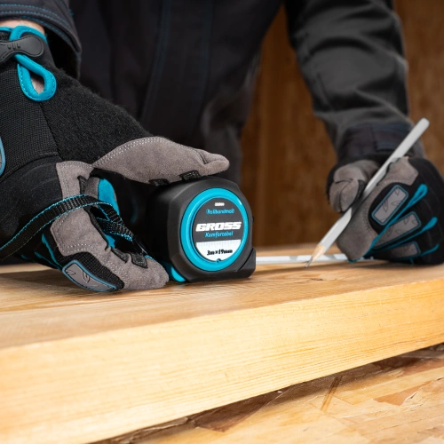 Рулетка Komfortabel 3 м х 19 мм,обрезиненный корпус Gross по ценам производителя в Казани с доставкой по всей России