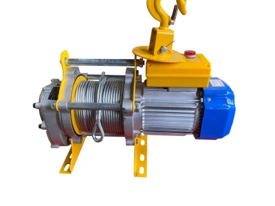 Лебедка электрическая  300/600кг  60/30м с канатом 220В 24м/мин алюминиевый корпус TOR KCD (TSA) по ценам производителя в Казани с доставкой по всей России