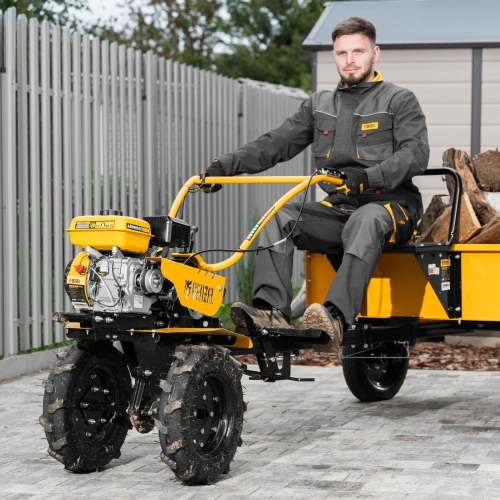 Мотоблок DPT-370S, 7 л.с., ремен.сцеп, фрез 3х4, ШОМ, передачи 3В/1Н Denzel по ценам производителя в Казани с доставкой по всей России