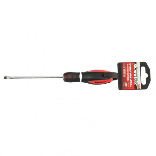 Отвертка "Era", SL4 х 100 мм, CrV, трехкомпонентная рукоятка Matrix по ценам производителя в Казани с доставкой по всей России