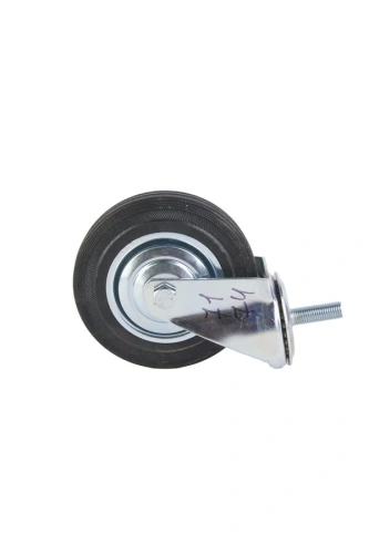 Колесо поворотное SCt 63 160 мм резина с болтом (F) по ценам производителя в Казани с доставкой по всей России