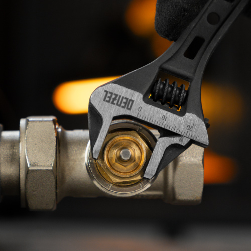 Ключ разводной, 150 мм, CrV, кованый Denzel купить в Москве с доставкой по всей России | ProtosMarket.ru