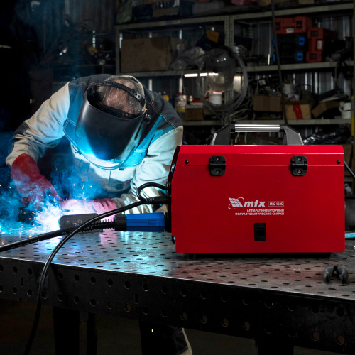 Аппарат инвертор. полуавтомат. cварки MIG-160S, 160A, ПВ 60%, катушка 5 кг MTX по ценам производителя в Казани с доставкой по всей России