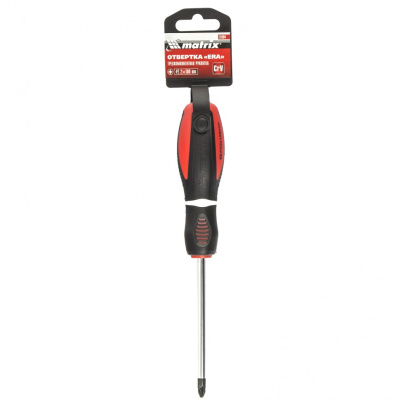 Отвертка "Era", PZ2 x 100 мм, CrV, трехкомпонентная рукоятка Matrix по ценам производителя в Казани с доставкой по всей России