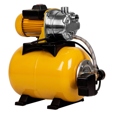 Насосная станция PS1000Х, 1000 Вт, 3500 л/ч, ресивер 24 л, подъем 44 м, нержавейка Denzel купить в Москве с доставкой по всей России | ProtosMarket.ru