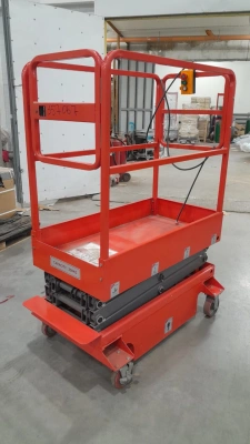 Подъемник ножничный передвижной аккумуляторный 240 кг, 3/5 м, 12/100 В/Ач TOR GTJY DC по ценам производителя в Казани с доставкой по всей России