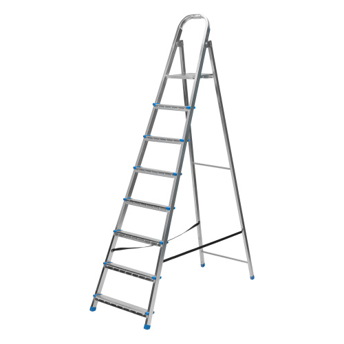 Стремянка, 8 ступеней, стальная, оцинкованная Сибртех по ценам производителя в Казани с доставкой по всей России