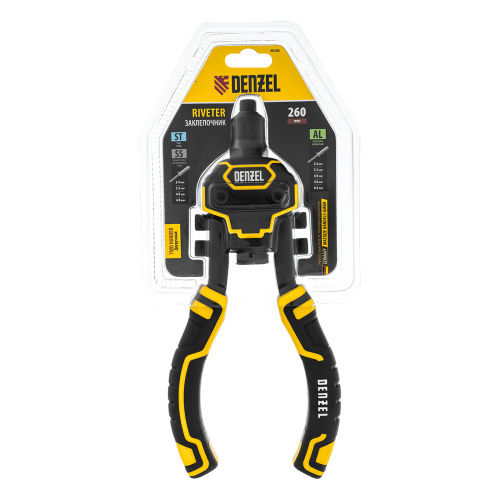 Заклепочник двуручный, заклепки 2,4-3,2-4,0-4,8-6,4 мм Denzel купить в Москве с доставкой по всей России | ProtosMarket.ru