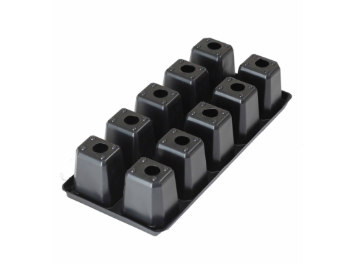 Кассета для рассады, 280х130х60 мм, 10 ячеек, полистирол, 5 шт. купить в Москве с доставкой по всей России | ProtosMarket.ru