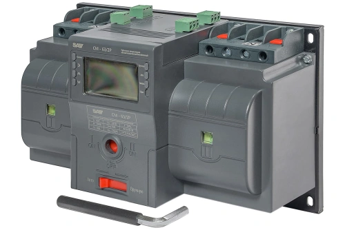 Рубильник реверсивный автоматизированный моноблочный (Блок автоматического ввода резерва АВР) CM-63/ по ценам производителя в Казани с доставкой по всей России