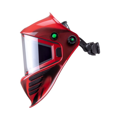 Маска сварщика КОРУНД МЕГА "красная" (ф-р MEGA LED) в коробке купить в Москве с доставкой по всей России | ProtosMarket.ru