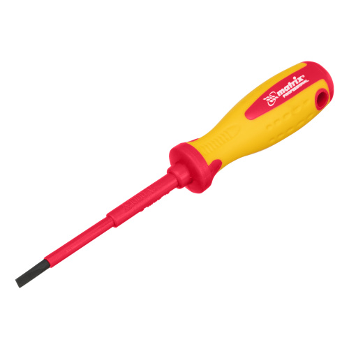 Отвертка Insulated, SL4 x 100 мм, CrMo, до 1000 В, двухкомпонентная рукоятка Matrix Professional по ценам производителя в Казани с доставкой по всей России