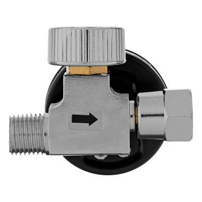 Регулятор давления с манометром для краскораспылителя K1500, 12 бар, 1/4" Denzel купить в Москве с доставкой по всей России | ProtosMarket.ru