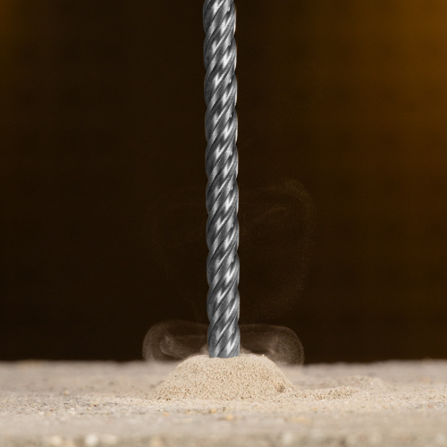 Бур по бетону, цельная крестовая пластина, 8x265 мм, SDS PLUS Denzel по ценам производителя в Казани с доставкой по всей России