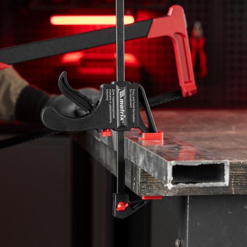 Струбцина универсальная, быстрозажимная, F-образная, 450 х 565 х 45 мм, пластиковый корпус Matrix купить в Москве с доставкой по всей России | ProtosMarket.ru