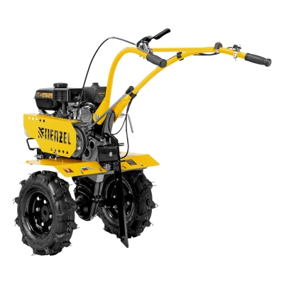 Мотоблок DPT-170, 7 л.с., ремен.сцеп, шир 85 см, глуб 35 см,фрез 3х3,ШОМ,скор 2В/1Н,кол 8" Denzel по ценам производителя в Казани с доставкой по всей России