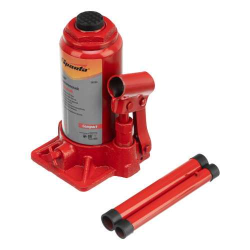 Домкрат гидравлический бутылочный 8 т, h подъема 180-350 мм Sparta Compact купить в Москве с доставкой по всей России | ProtosMarket.ru