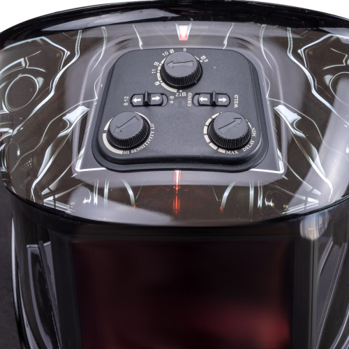 Маска сварщика КОРУНД МЕГА "чёрная" (ф-р MEGA, внеш. регулировка) в коробке купить в Москве с доставкой по всей России | ProtosMarket.ru