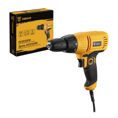 Дрель DEKO DKSD500W купить в Москве с доставкой по всей России | ProtosMarket.ru
