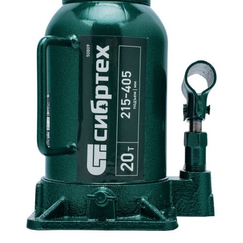 Домкрат гидравлический бутылочный, 20 т, 215-405 мм Сибртех купить в Москве с доставкой по всей России | ProtosMarket.ru