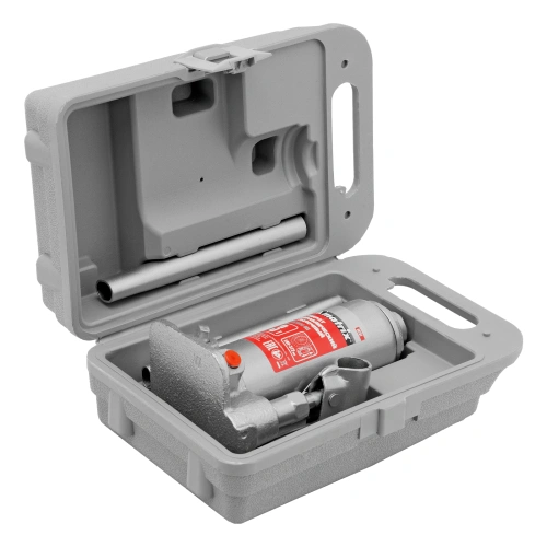 Домкрат гидравлический бутылочный, 3 т, высота подъема 194-372 мм, в пластиковый кейсе Matrix по ценам производителя в Казани с доставкой по всей России