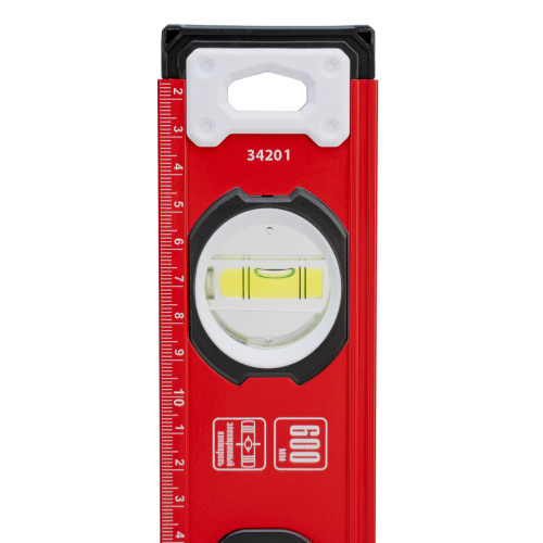 Уровень алюминиевый, фрезерованный, 3 глазка, рукоятки, 600 мм Matrix по ценам производителя в Казани с доставкой по всей России