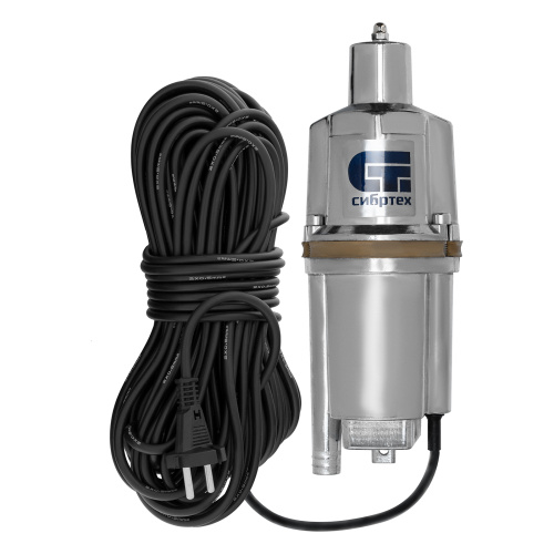 Вибрационный насос СВН300Н-15, нижний забор, 300 Вт, напор 75 м, 1200 л/ч, кабель 15 м Сибртех купить в Москве с доставкой по всей России | ProtosMarket.ru