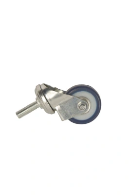 Колесо аппаратное поворотное SCtv 25 50 мм с болтом (синяя резина) купить в Москве с доставкой по всей России | ProtosMarket.ru