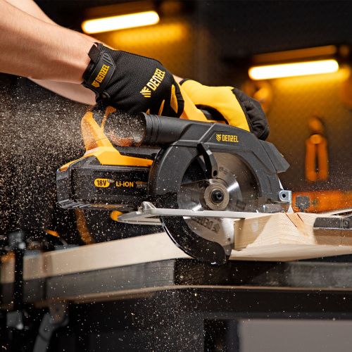 Пила циркулярная аккумуляторная бесщет. CCS-165-0, 18В Li-Ion Denzel купить в Москве с доставкой по всей России | ProtosMarket.ru