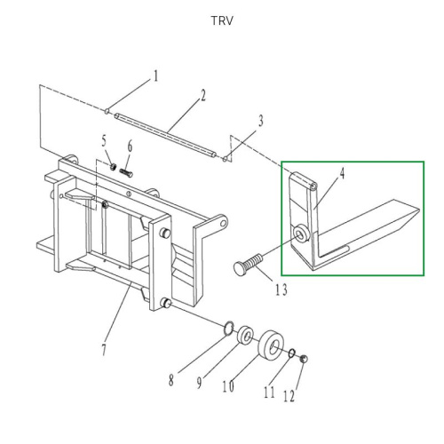Вила для ручного штабелера для TRV1016 по ценам производителя в Казани с доставкой по всей России