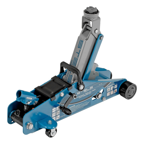 Домкрат гидравлический подкатной с фиксатором, 2.5 т, Safety Pin, 140-385 мм, в кейсе Stels купить в Москве с доставкой по всей России | ProtosMarket.ru