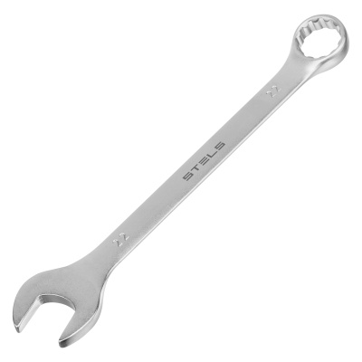 Набор ключей комбинированных 6-22 мм, 12 шт, CrV, матовый хром Stels купить в Москве с доставкой по всей России | ProtosMarket.ru
