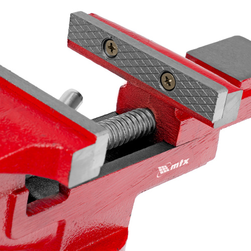Тиски слесарные, 80 мм, настольные, поворотные, c наковальней MTX по ценам производителя в Казани с доставкой по всей России