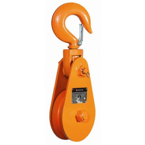 Блок шкивовый однорольный с крюком 20 т, D каната 28 - 30 мм LH, СибТаль купить в Москве с доставкой по всей России | ProtosMarket.ru