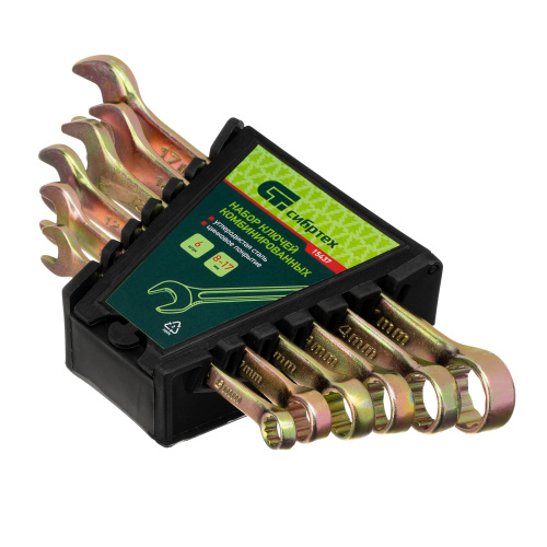 Набор ключей комбинированных, 8-17 мм, 6 шт Сибртех купить в Москве с доставкой по всей России | ProtosMarket.ru